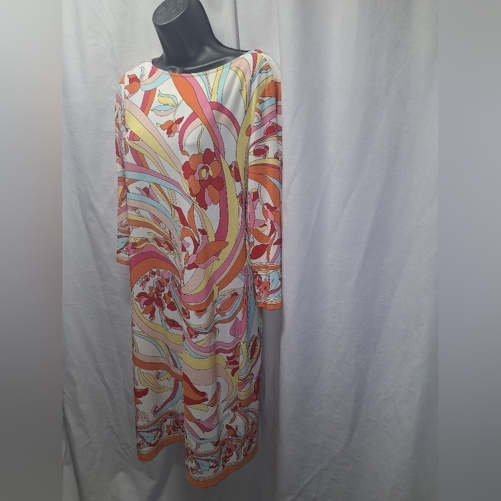 London times graphic midi dress size 12 - Picture 3 of 5